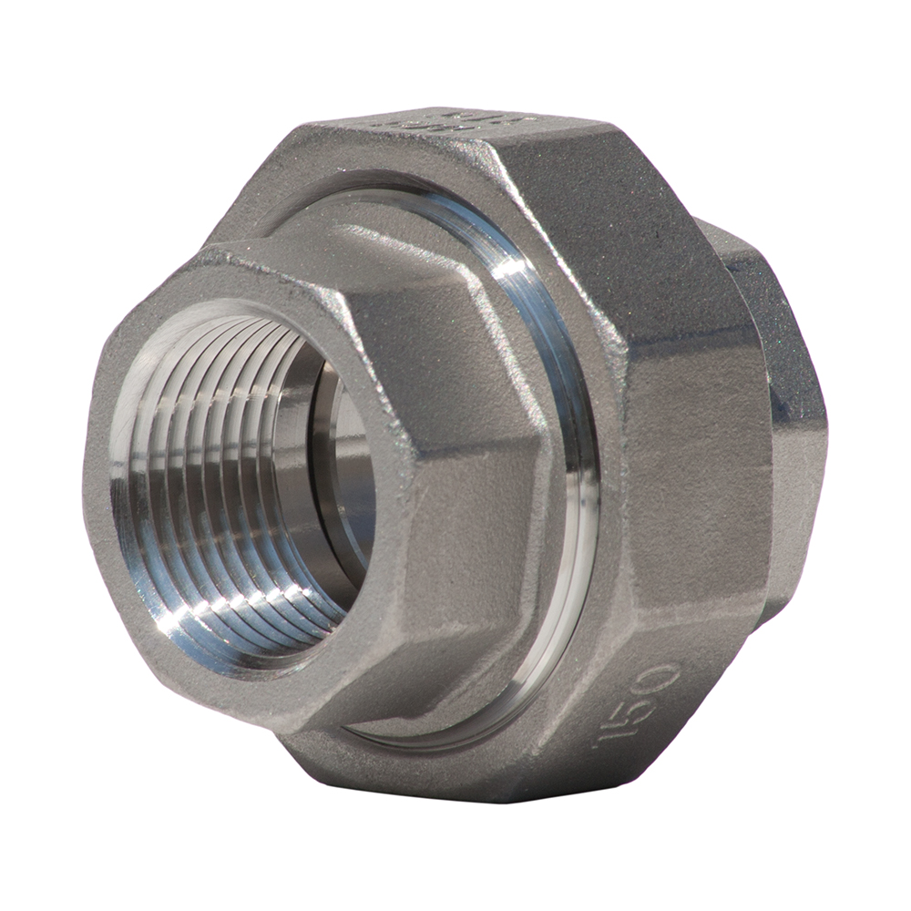 Merit Brass - Stainless Steel 150lb Threaded Union